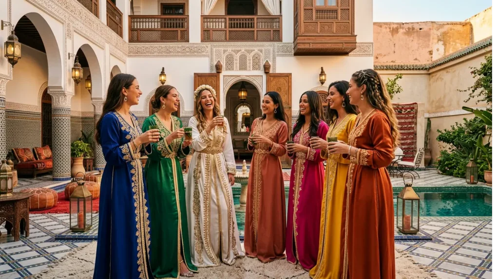 Location Caftan Marrakech : Tenues Authentiques pour EVJF et Groupes
