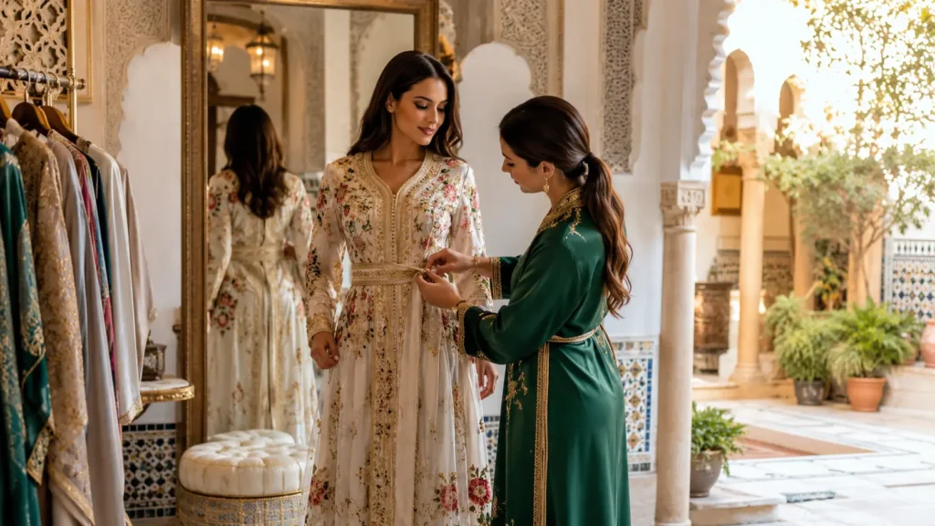 Livraison & Essayage de Caftan en Riad et Hôtel à Marrakech