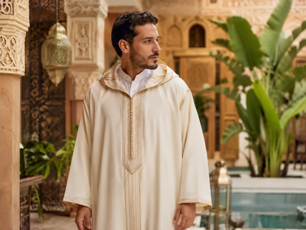 Location Djellaba et Jabador Homme Marrakech : L&rsquo;Élégance Artisanale Authentique