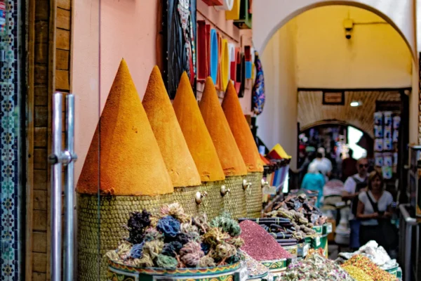 Marrakesh spice market