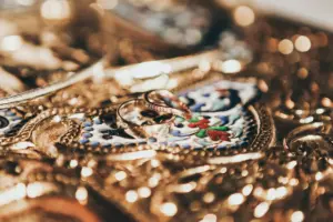Two gold rings
