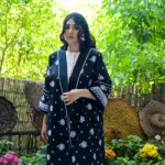 Persian girl in black dress