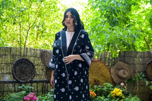 Persian girl in black dress