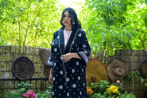 Persian girl in black dress